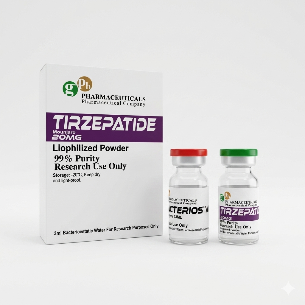 Buy Tirzepatide Mounjaro dual receptor agonist peptide for cutting cycles from GPH Pharmaceuticals with USA shipping.